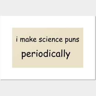 Science Puns Posters and Art